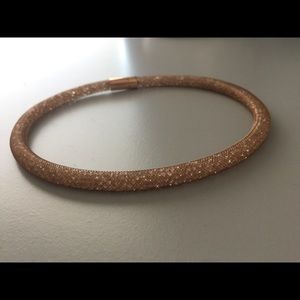 Authentic Swarovski crystal rose gold bracelet